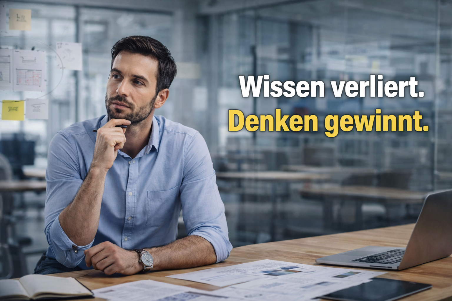 Wissen verliert, Denken gewinnt