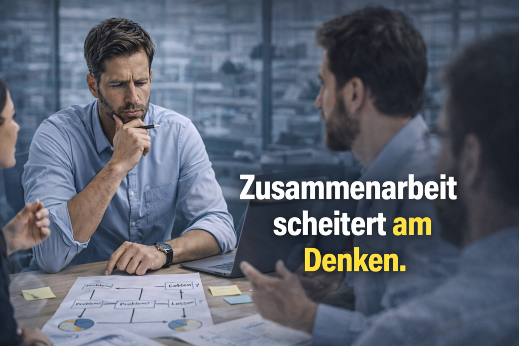 Zusammenarbeit scheitert am Denken
