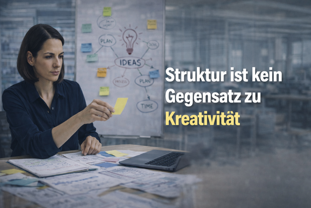 Struktur ist kein Gegensatz zu Kreativität
