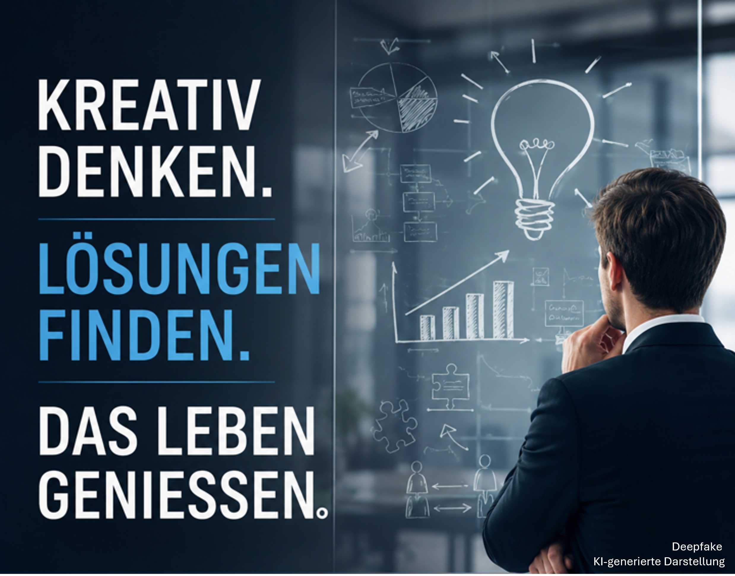 Kreativ Denken. Lösungen Finden. Das Leben Genießen.